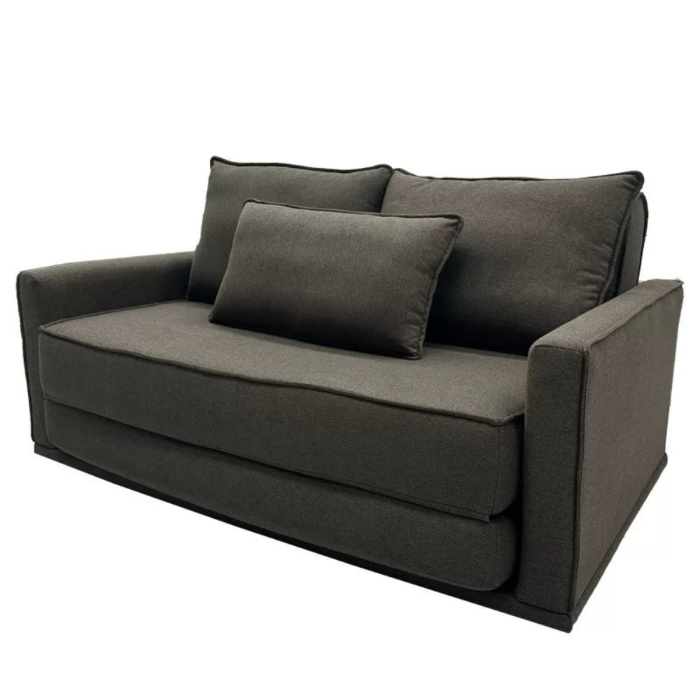 Convertible linen sofa bed vacuum-packed—dual-use couch folds into bed, breathable linen upholstery, ideal for small apartments and guest rooms.