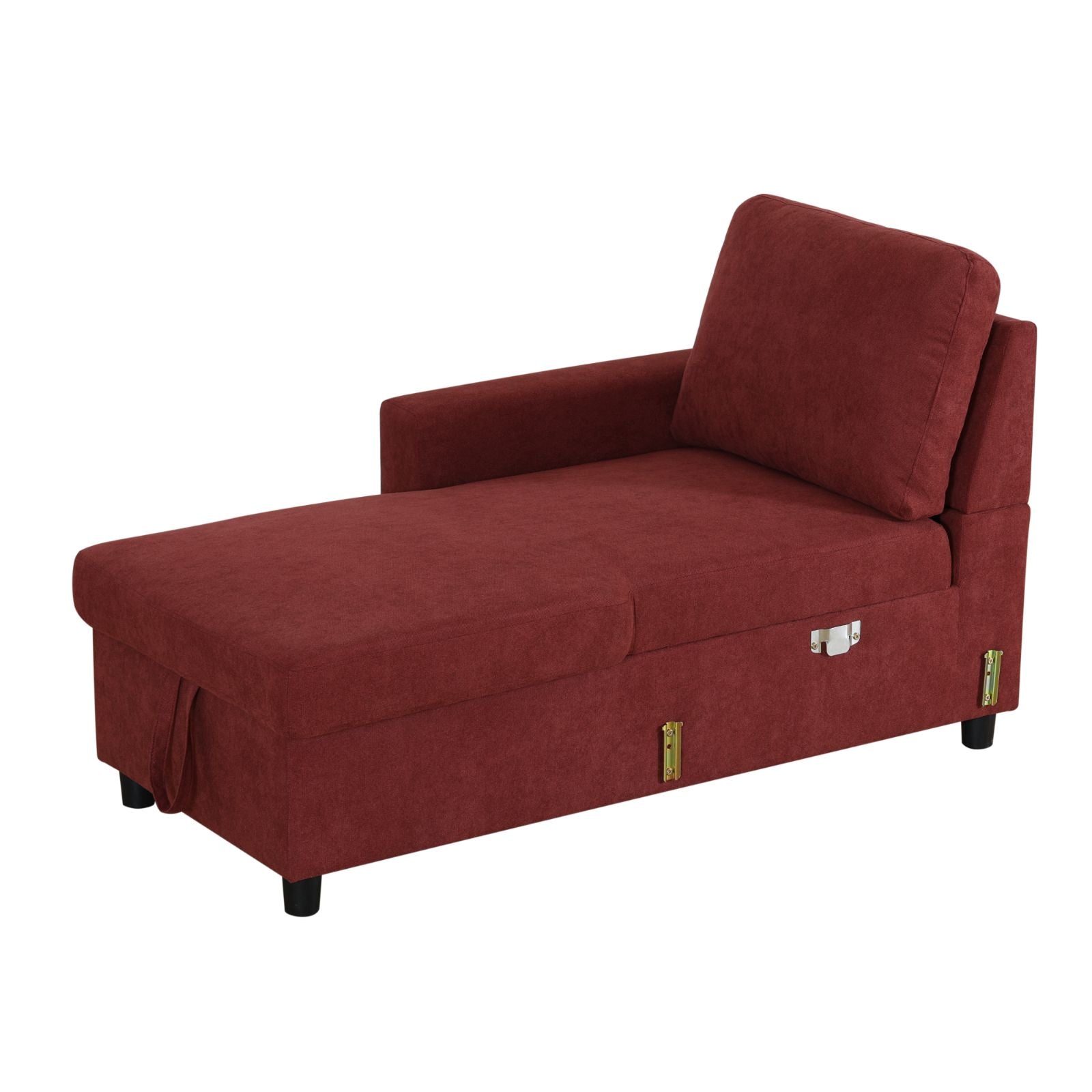 Fluffy Fabric 2-Piece Couch Living Room Sofa Bed