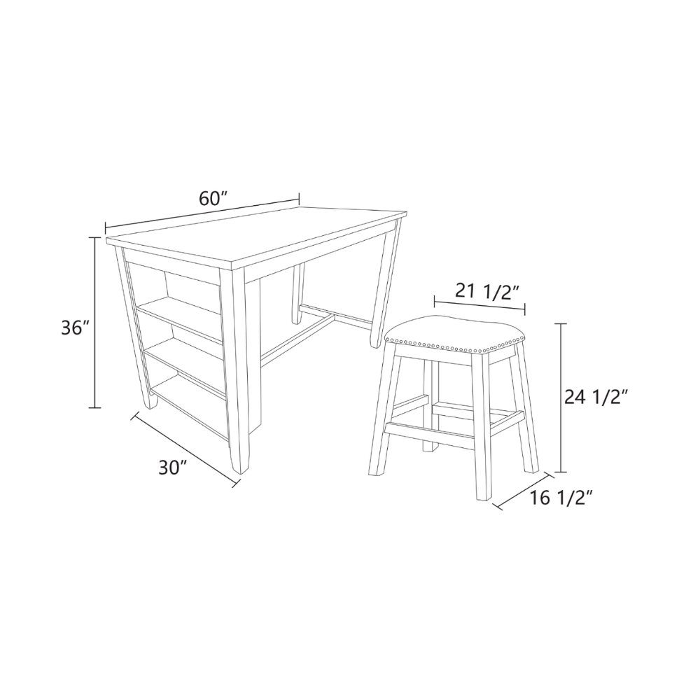 White Oak with Black MDF Top and Grey Linen Living Room Table set 5 PIECES