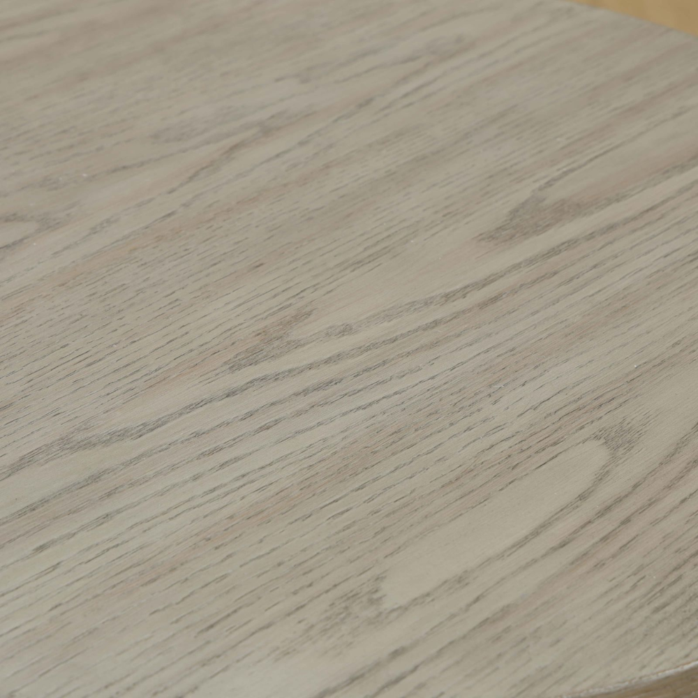 Walnut MDF and Oak Living Room Side Table