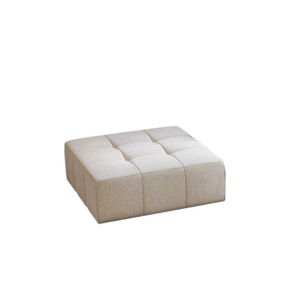 Bubble Block modular sofa blocks in soft boucle fabric—customizable block seating that adapts to any living room or studio configuration.