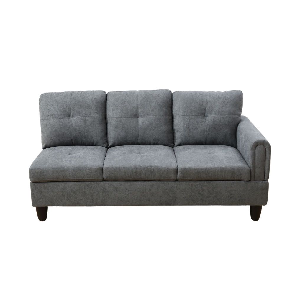 Corduroy 3-Piece Living Room Sofa Set-A