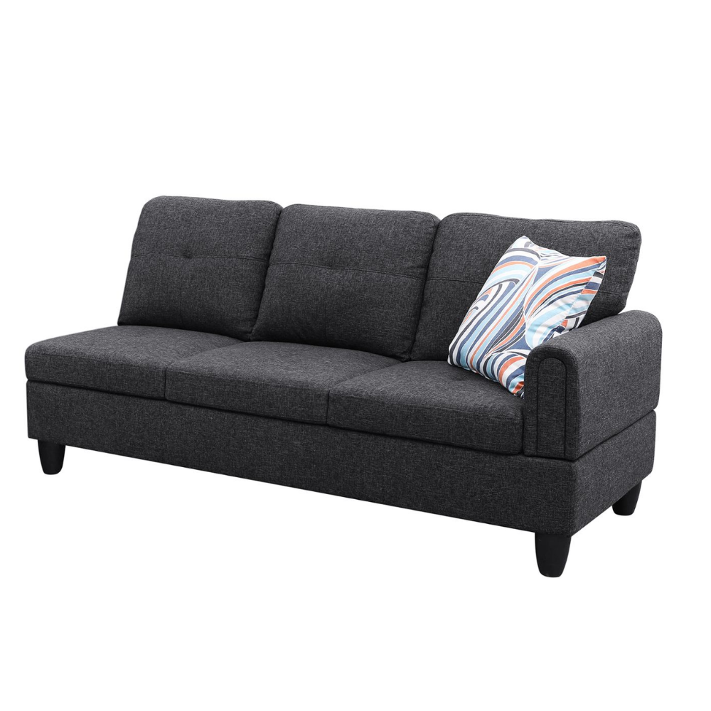 Corduroy 3-Piece Living Room Sofa Set-A