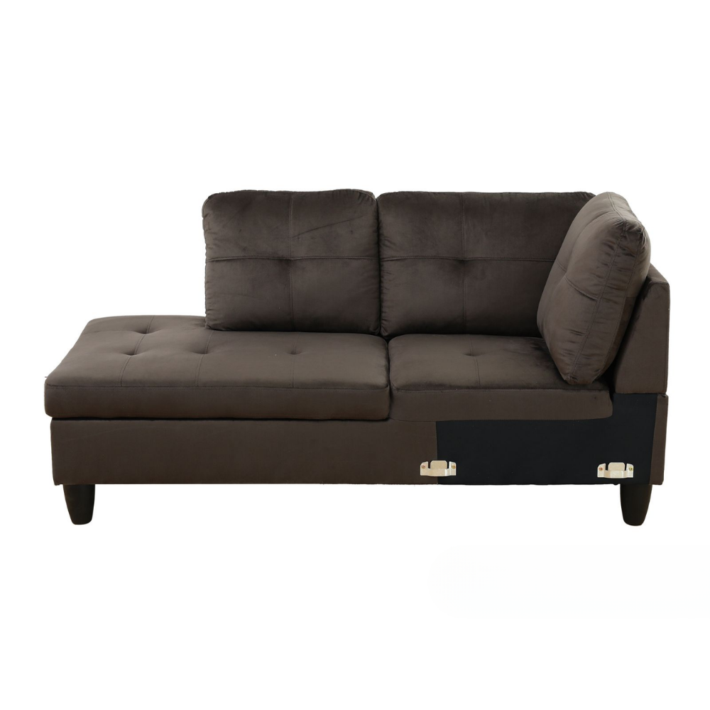 Corduroy 3-Piece Living Room Sofa Set-A
