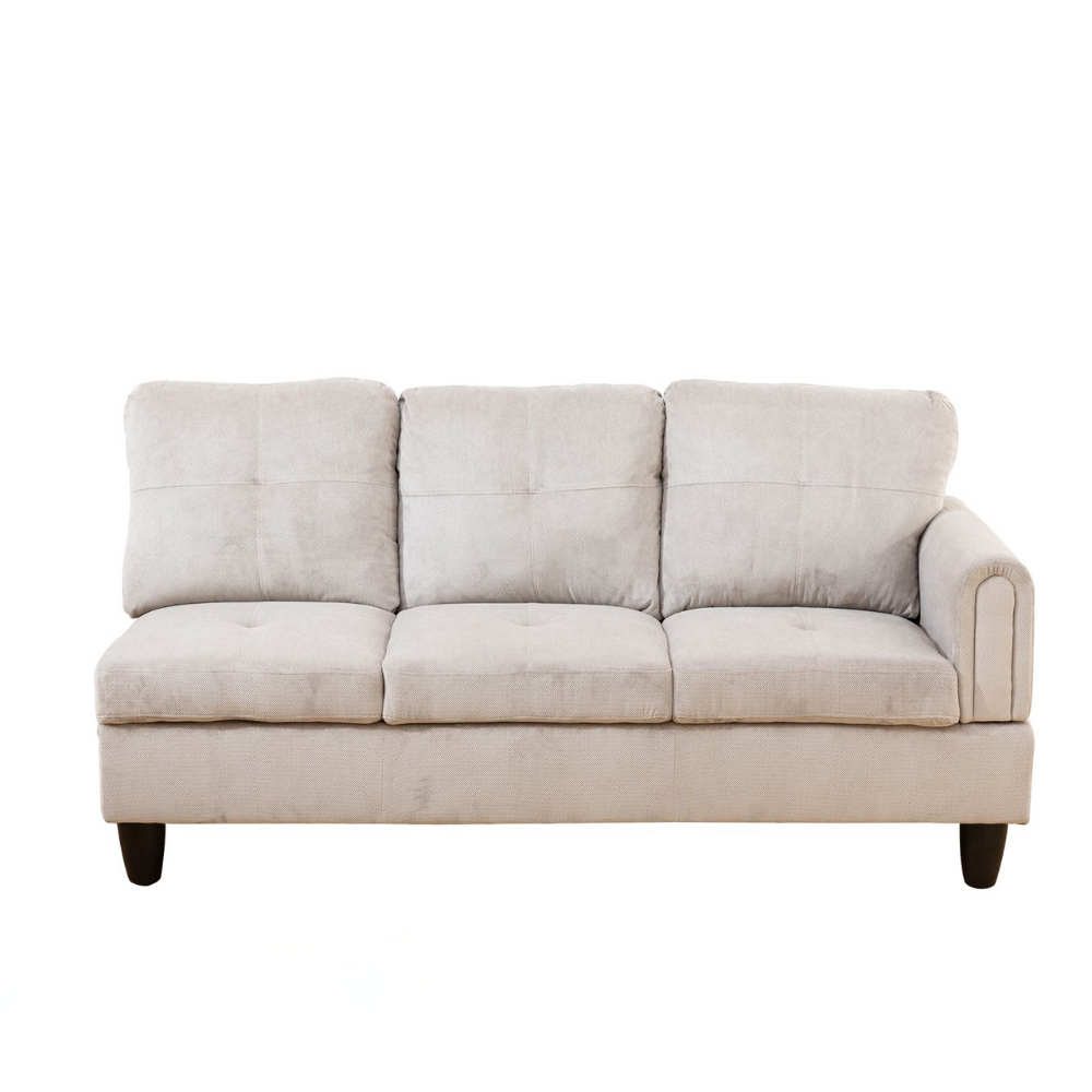 Corduroy 3-Piece Living Room Sofa Set-A