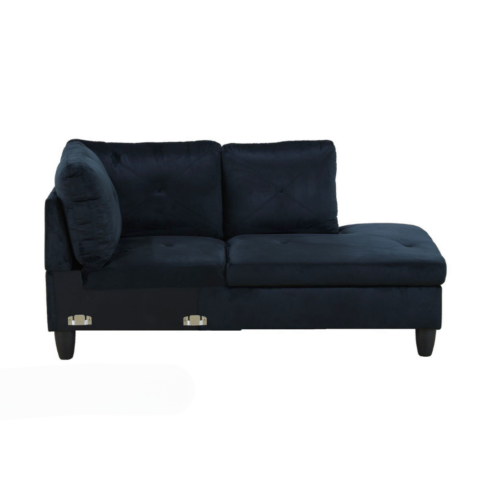 66.5" White Flannel 3-Piece Living Room Sofa Set-B-10
