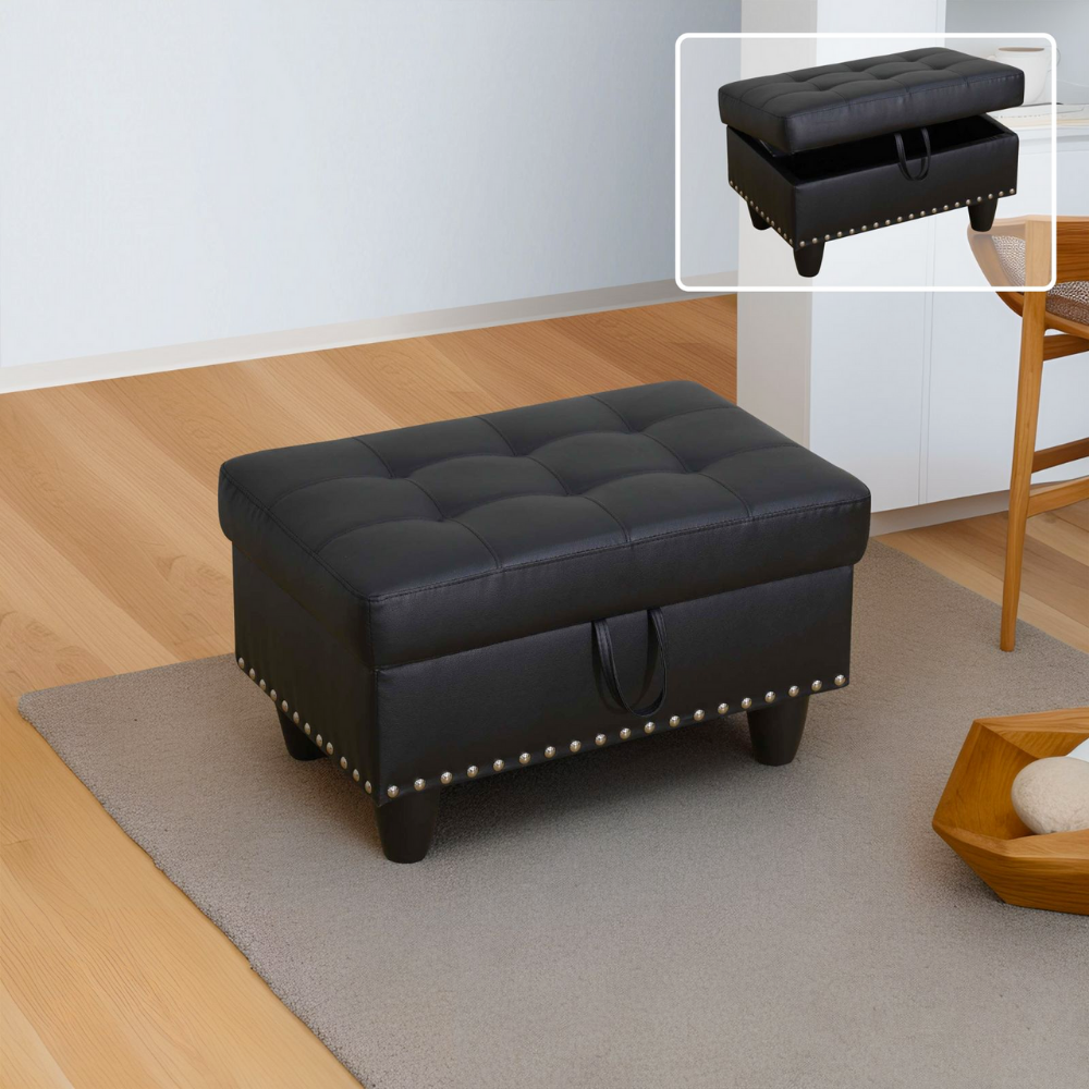 Semi PU Synthetic Leather 3-Piece Sofa Set-B-3