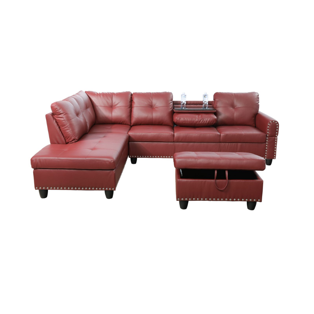 3-Piece Living Room Sofa Set-A