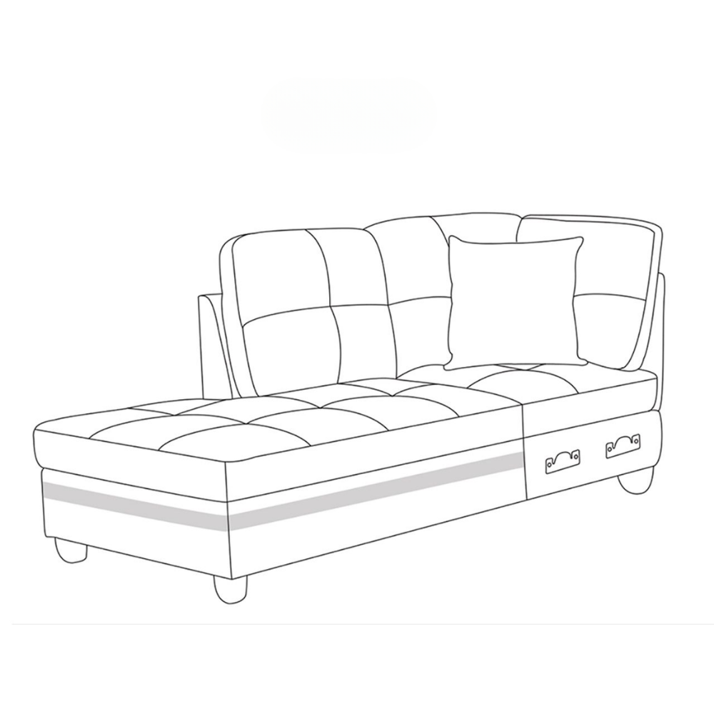 3-Piece Living Room Sofa Set-A