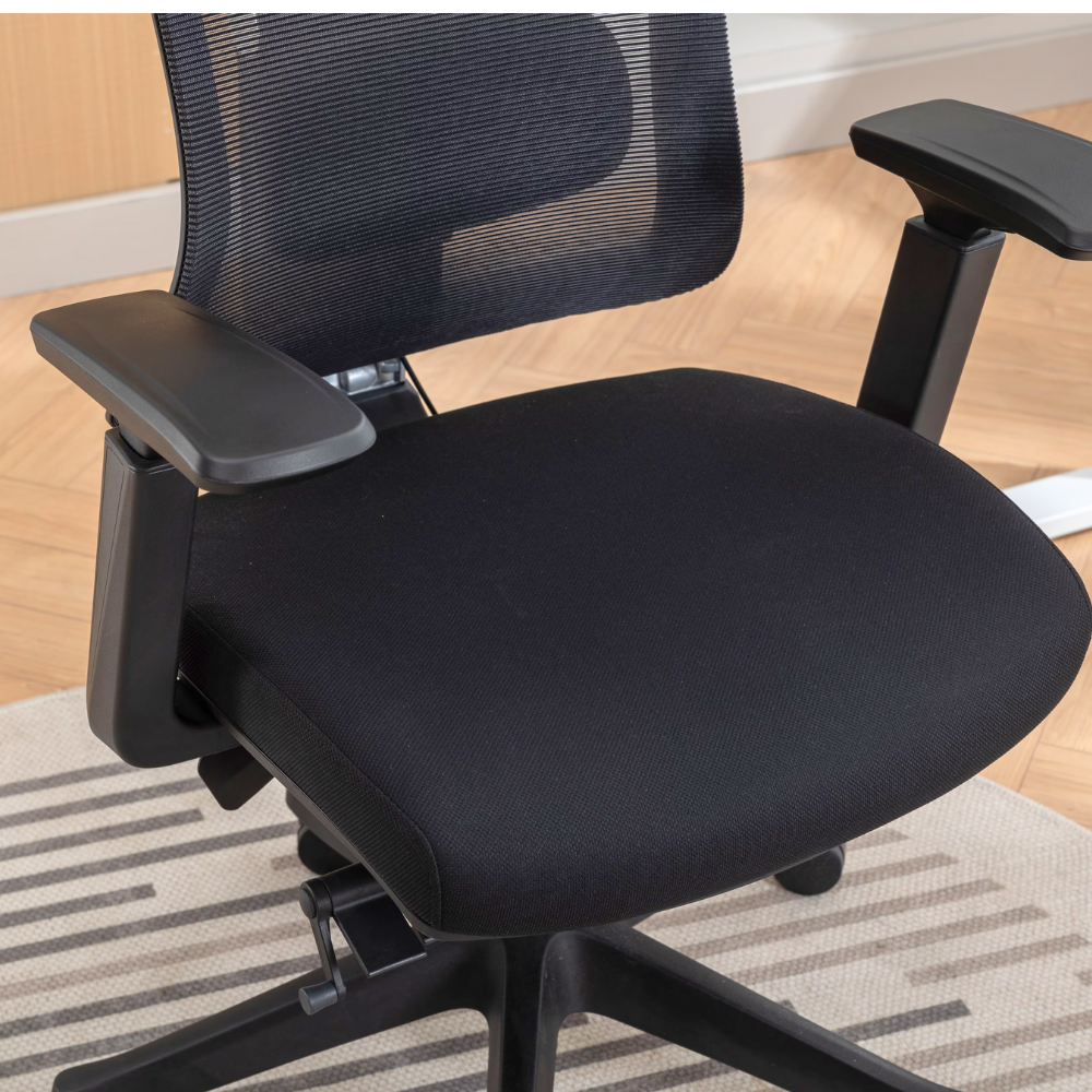 Big and Tall Ergonomic Office Chair with Adjustable Lumbar & Sliding Seat-3