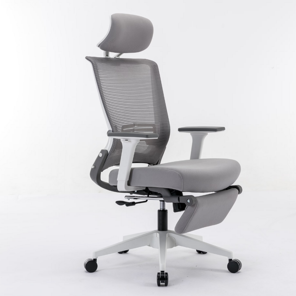 Ergonomic High-Back Office Chair with Footrest-3