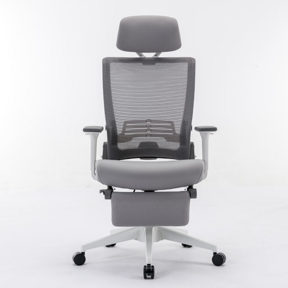 Ergonomic High-Back Office Chair with Footrest-5