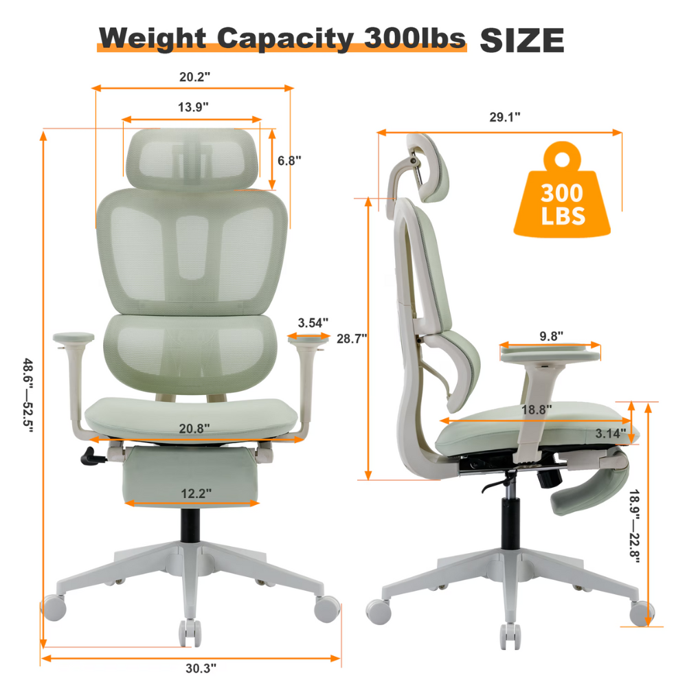 Multi-functional Ergonomic Mesh Office Chair