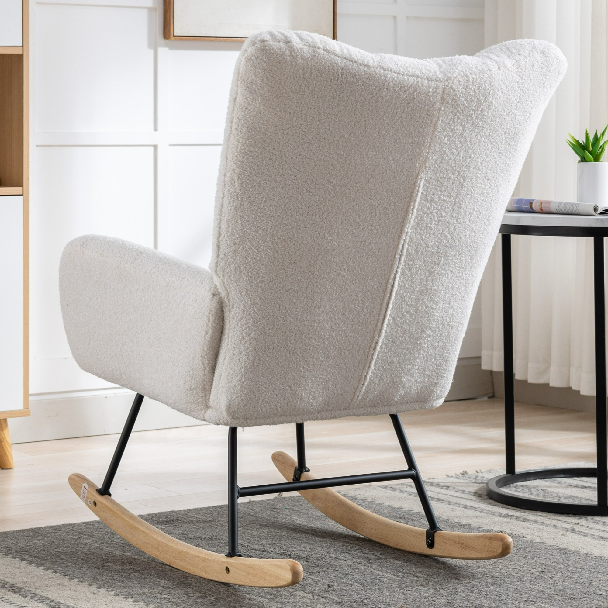 Nursery Rocking Chair with Pocket