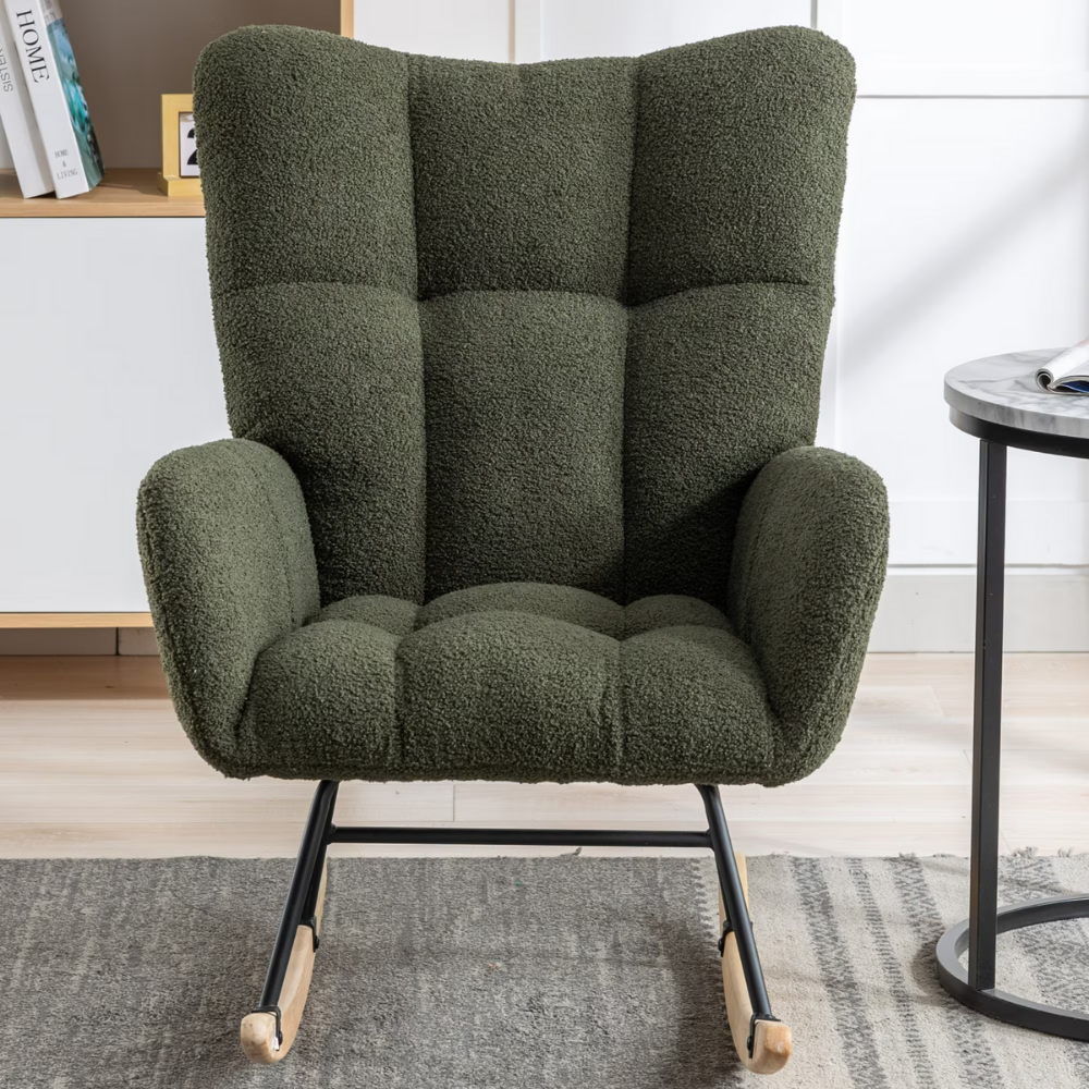 Nursery Rocking Chair with Pocket-7