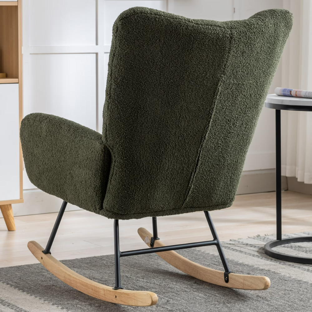 Nursery Rocking Chair with Pocket-8
