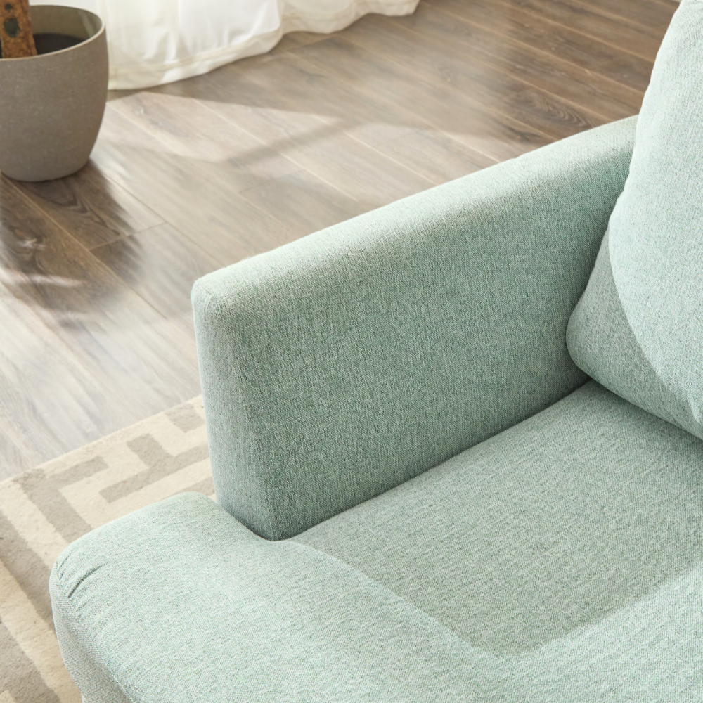 Classic 3-Seater Fabric Sofa with USB & Type-C Charging Ports-11