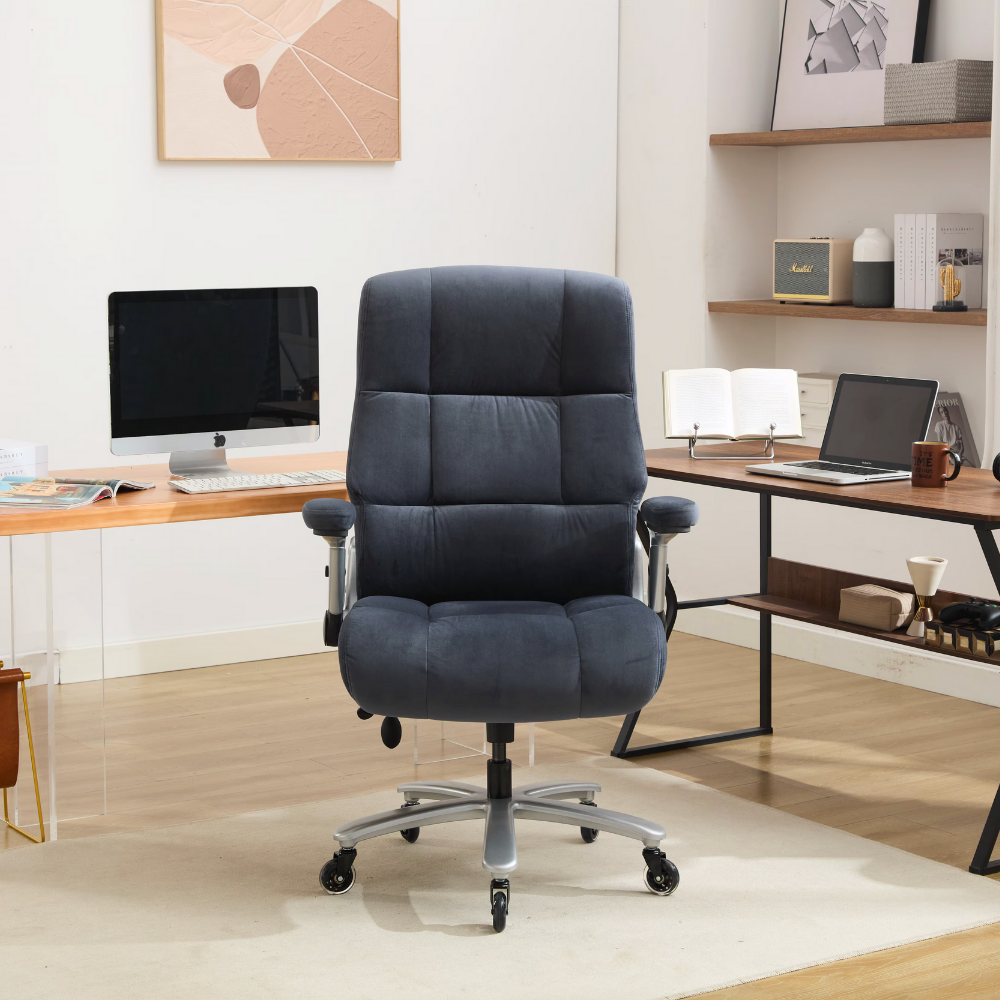 Big and Tall Office Chair 500lbs with Adjustable Lumbar Support-5