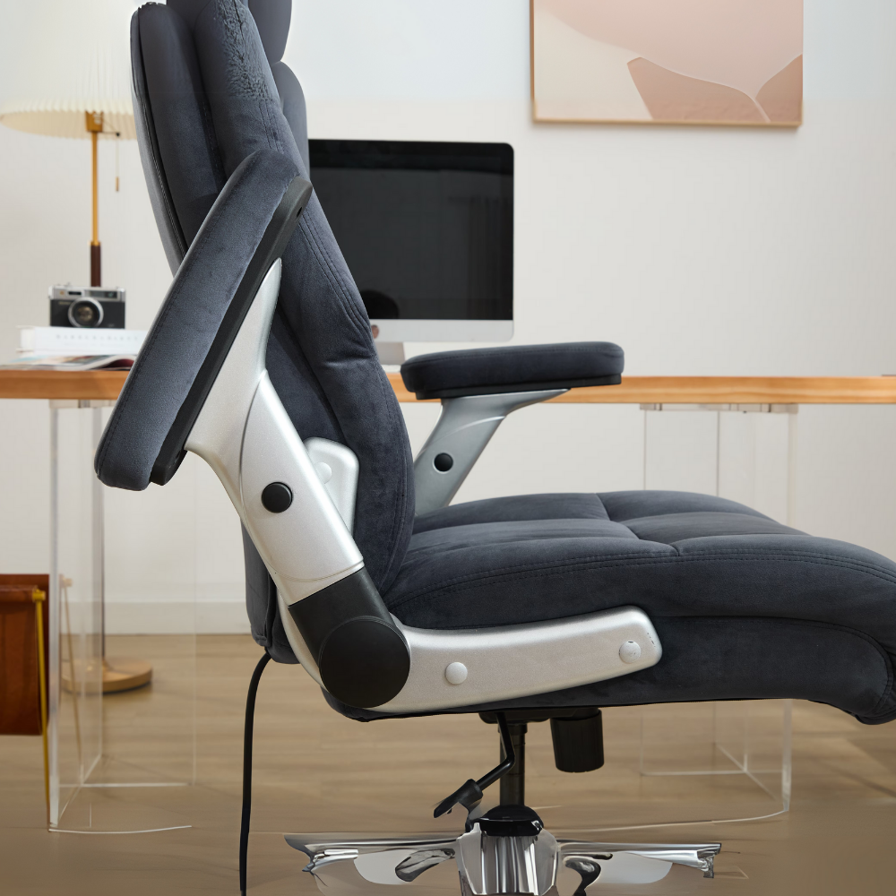 Big and Tall Office Chair 500lbs with Adjustable Lumbar Support-4