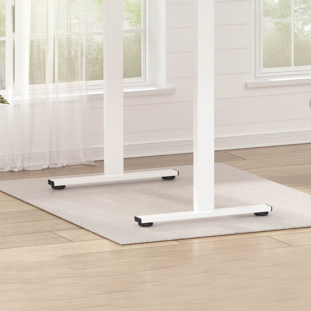 Electric ergonomic standing desk adjustable height for home office sit-stand workstation.